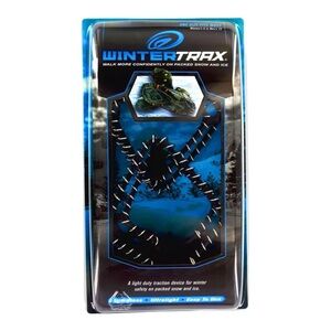 New WinterTrax Snow and Ice Traction Spikeless Shoe Grips
